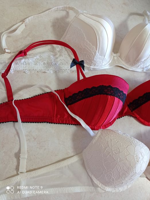 Nowy stanik biustonosz 75 B zestaw 3 sztuki