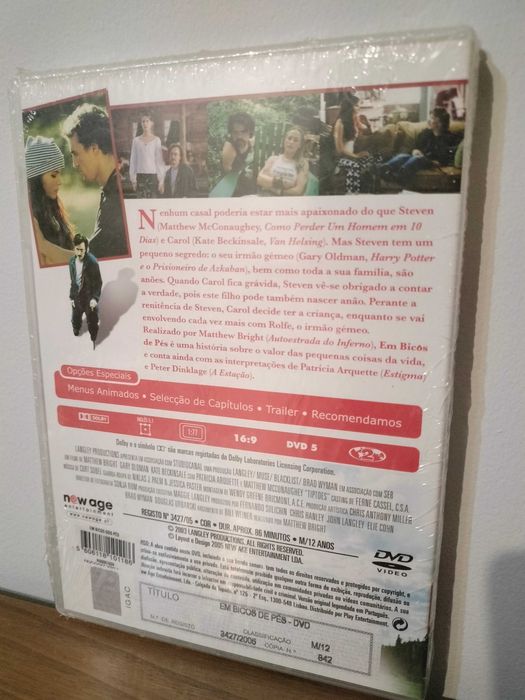 Filme DVD: Em Bicos de Pés - Tiptoes (Selado)