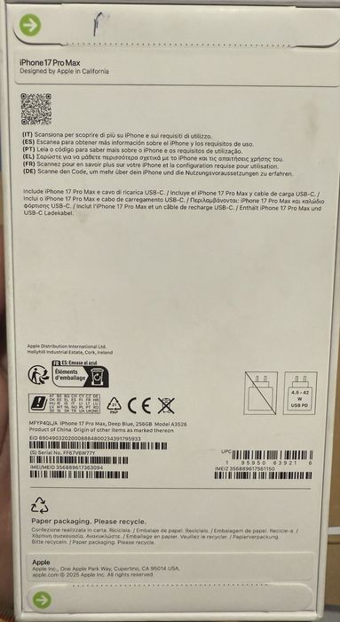 Iphone 17 Pro Max