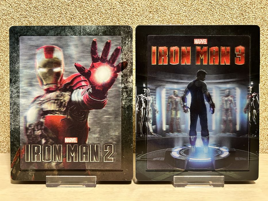 Steelbook Blu-ray Lenticular Железный человек 1-3 / Люди Икс: / Логан.