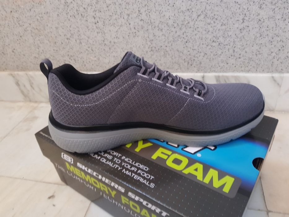 Ténis Homem SCKECHERS Cinzento T45