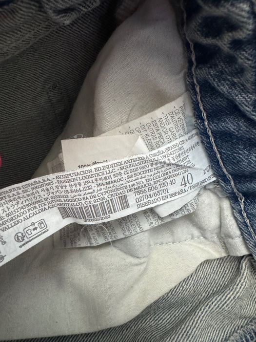 Stradivarius extra jeans spodnie dzwony szerokimi nogawkami L jak nowe