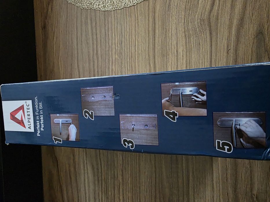 Klamka drzwiowa ze stali nierdzewnej/komplet