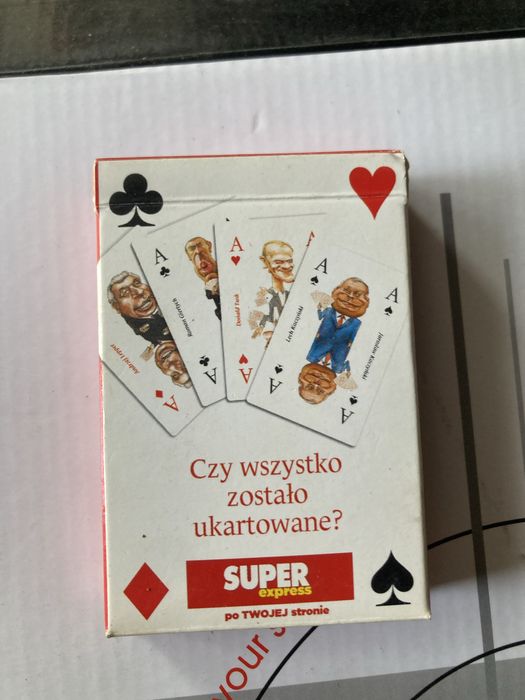 Karty do gry z politykami!