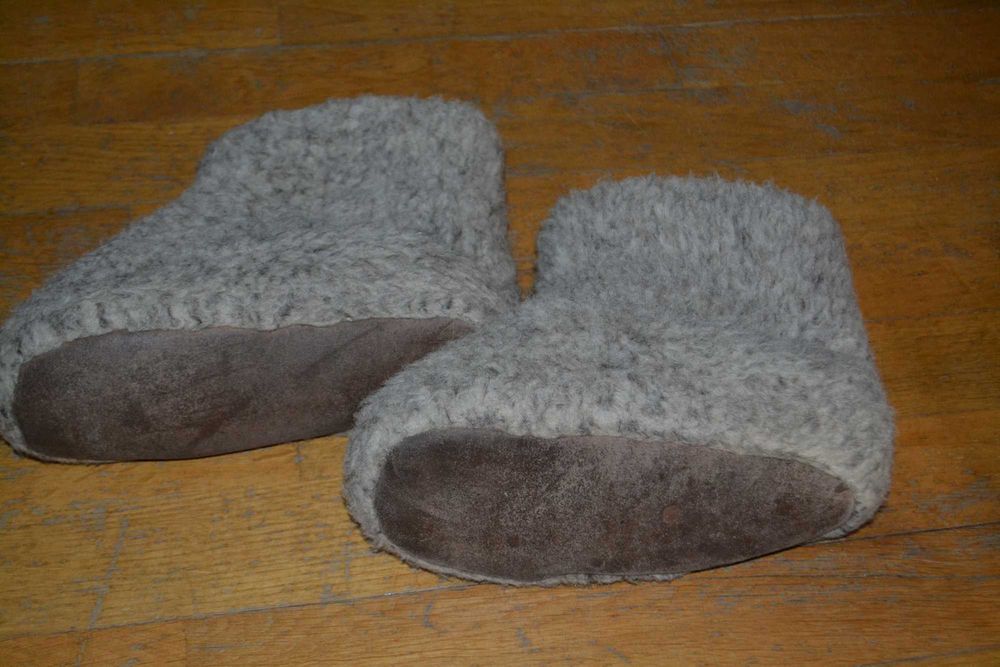 kapcie wełniane 36