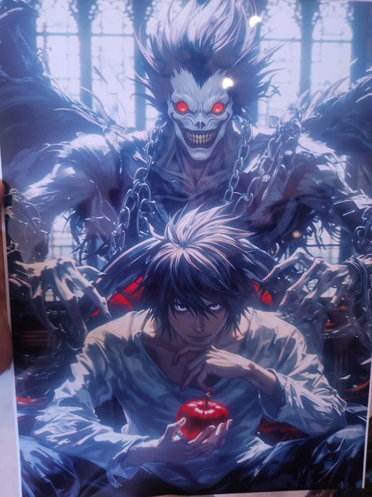 Death Note - quadro sublimação alumínio