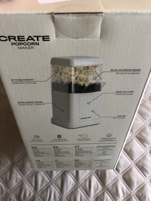 Maquina de fazer pipocas da Create NOVA