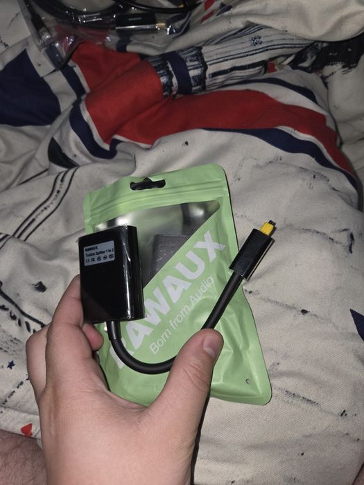 Rozdzielacz Optyczny, Splitter Audio SPDIF (TOSLINK) 1x2