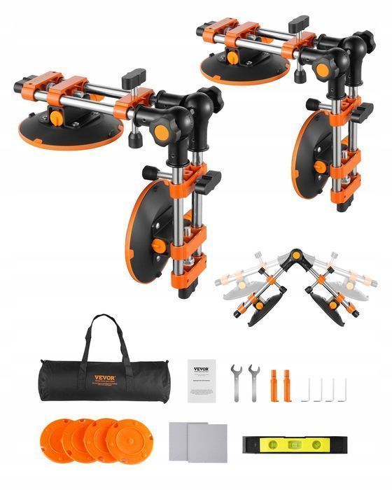 Vevor seam setter 2-pak łącznik granitowy z przyssawkami próżniowymi