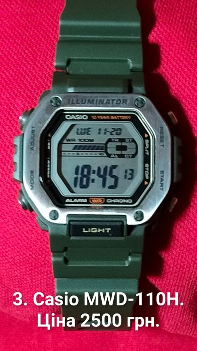 Годинники Casio.