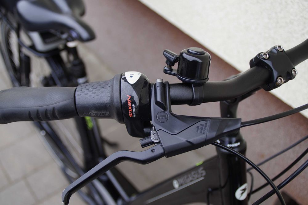 Rower elektryczny system Bosch hamulec w pedałach