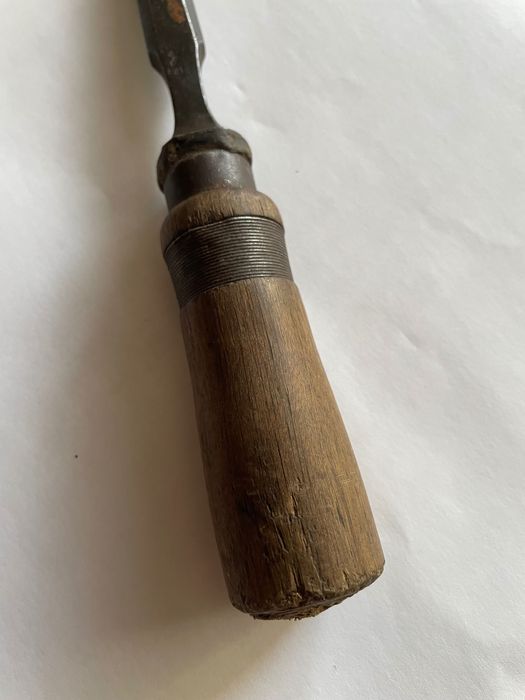 Stare sygnowane dłuto ciesielskie 2