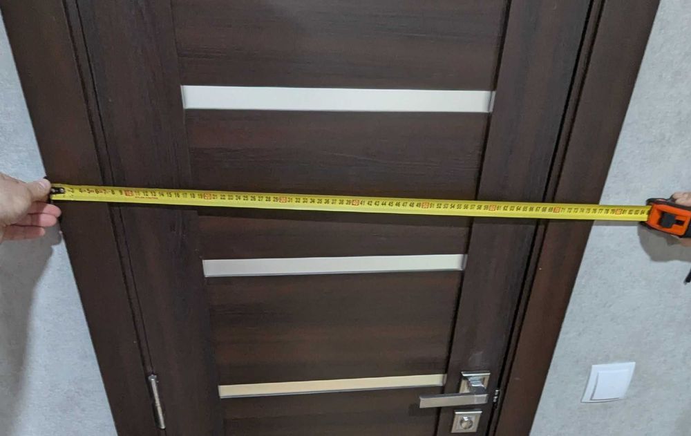 Двері міжкімнатні темно- коричневі (Венге)