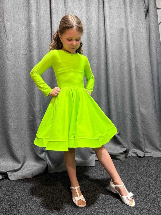 Плаття для бальних танців для дівчинки | Бейсик для виступів | 116-152