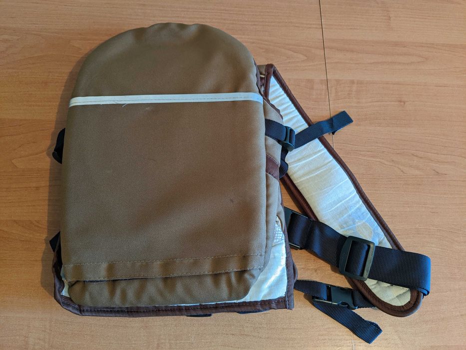 Nosidełko Kutnik, brązowe, 5-15 kg - stan idealny
