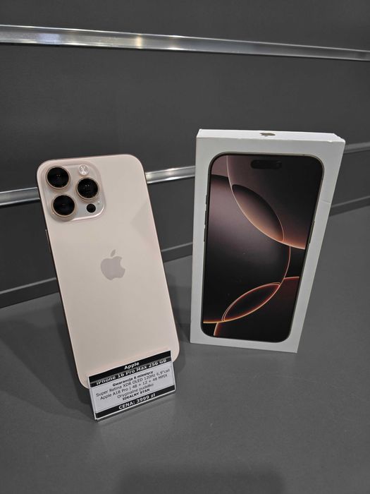 iPhone 16 Pro Max 128 GB Desert Titanium | Gwarancja | Sklep