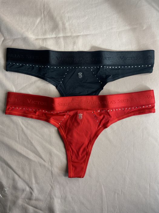 Трусики Victoria’s Secret стрази Вікторія Сікрет оригінал, бавовна