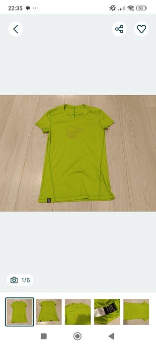 T shert  damski Norrona rozmiar S stan Bardzo dobry