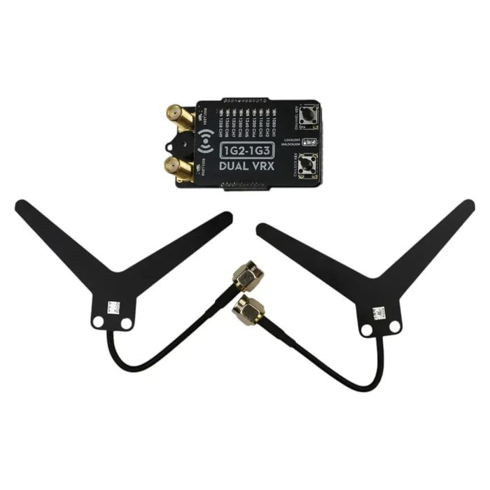 Відеоприймач Flywoo 1G2-1G3 Dual VRX Analog Goggle  Diversity Receiver