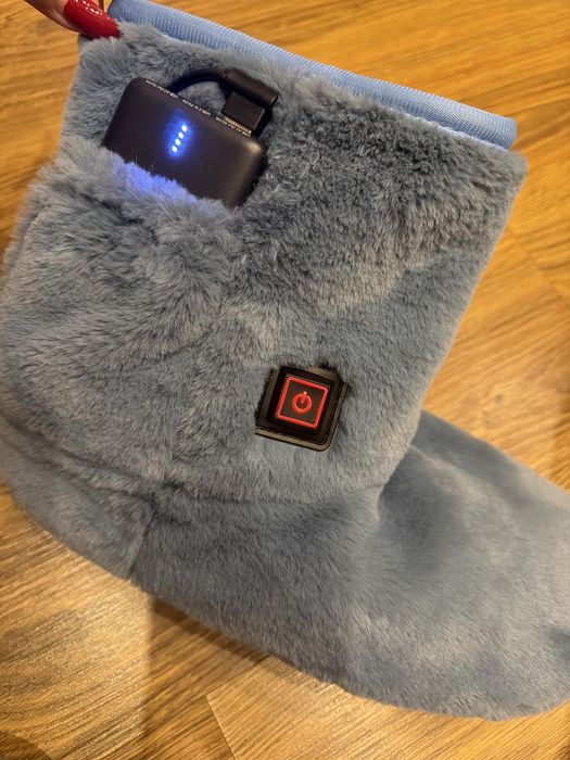 Ogrzewana kapcie na powerbank, nowe