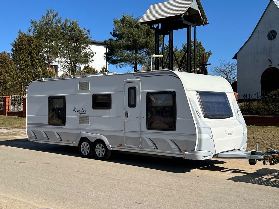LMC KONDOR by LORD 650 VIP i Tabbert i Fendt  Duża 6-7 osobowa piętrowe łóżko, klimatyzacja, gaz, trumatic ,lodówka