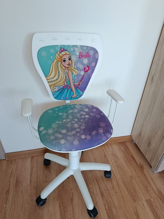 Krzesło do biurka Barbie dla dziewczynki i Samoloty dla chłopca