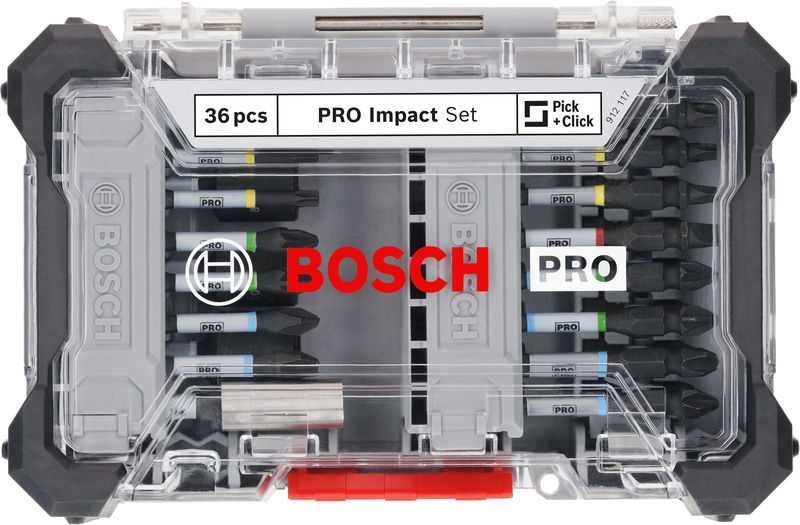 Bosch Zestaw Końcówek Wkręcających PRO Impact Control, 36 szt.