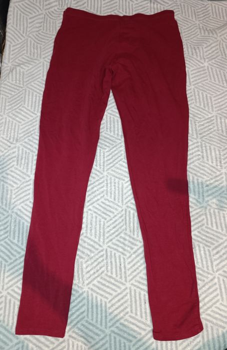Legginsy czerwone damskie