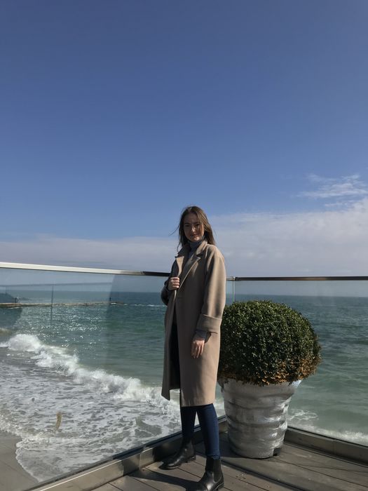 Пальто колір CAMEL, 75% шерсті ІДЕАЛЬНИЙ СТАН