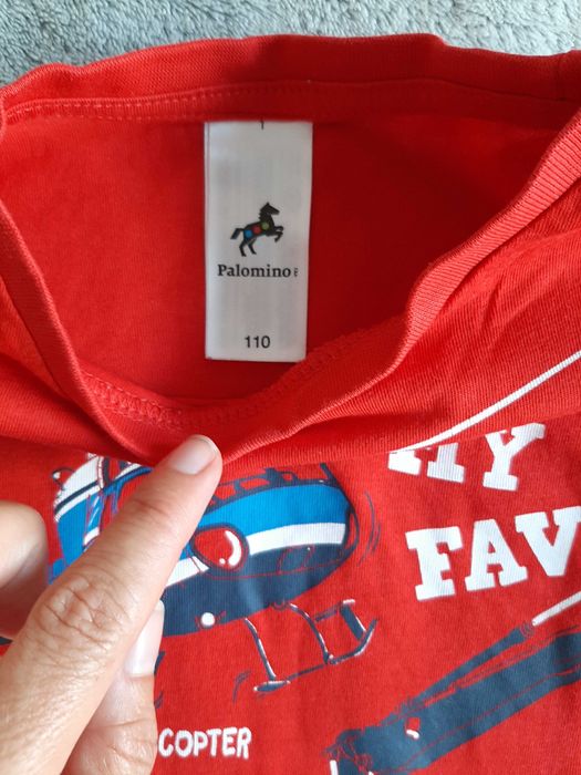 bluzy z długim rękawem 2 sztuki - rozmiar 110