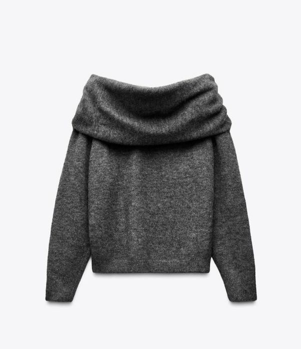 Светр з відкритими плечима,р.м від zara р.м