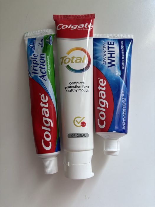 Zestaw past do zebow colgate