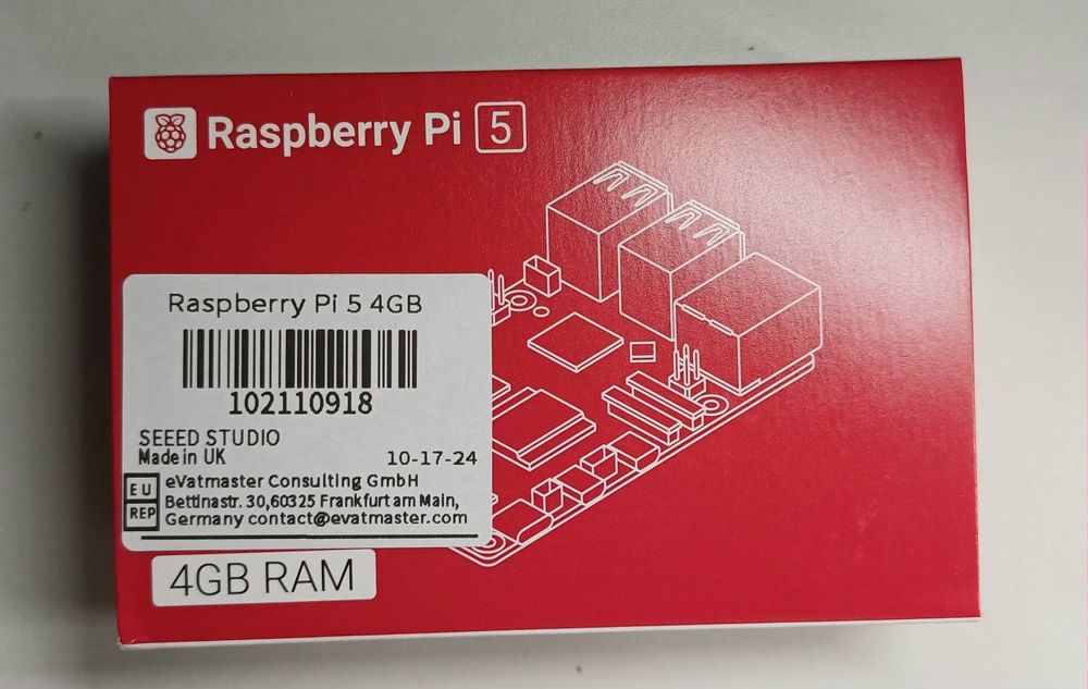 Малий ПК Raspberry pi 5 4 gb