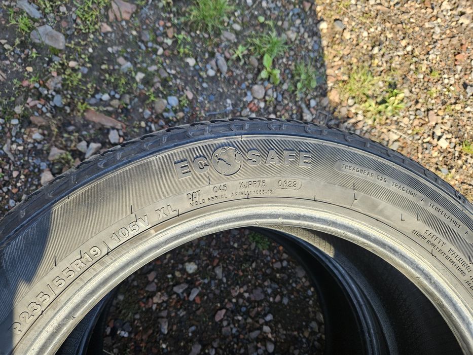 4x 235 55 r19 wielosezonowe Continental