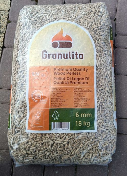 Pellet GRANULITA Premium Quality taki jak Olczyk Barlinek dostawa samo