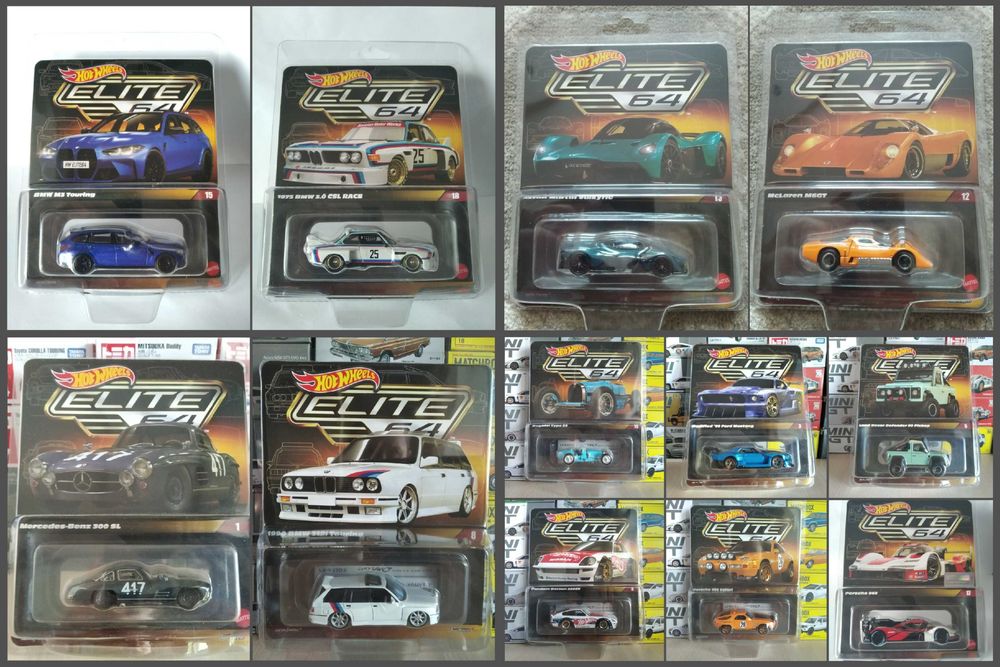 Моделі Hot Wheels Elite, машинки хот вілс еліт