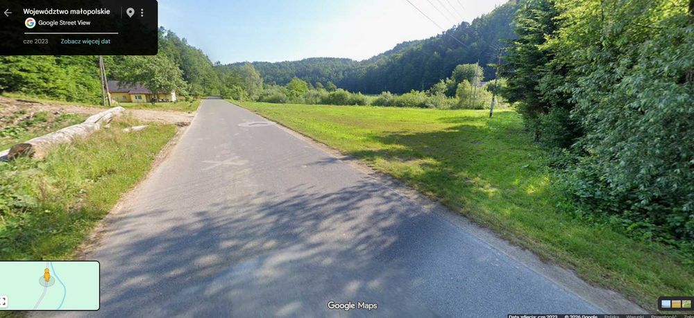 Działka rekreacyjna nad rzeką