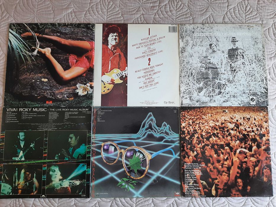 Roxy Music - Buggles – Gary Moore – Creedence Clearwater Revival – Vinil LP