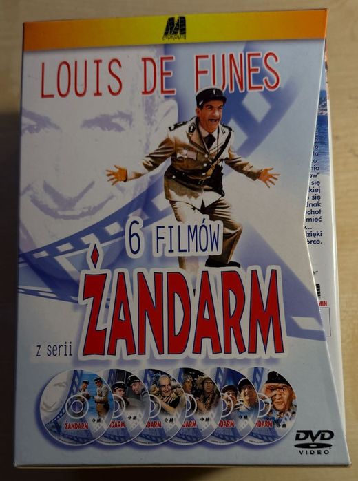 Kolekcja Żandarm BOX 6xDVD Louis de Funès | Komplet w etui | Lektor PL | Rarytas