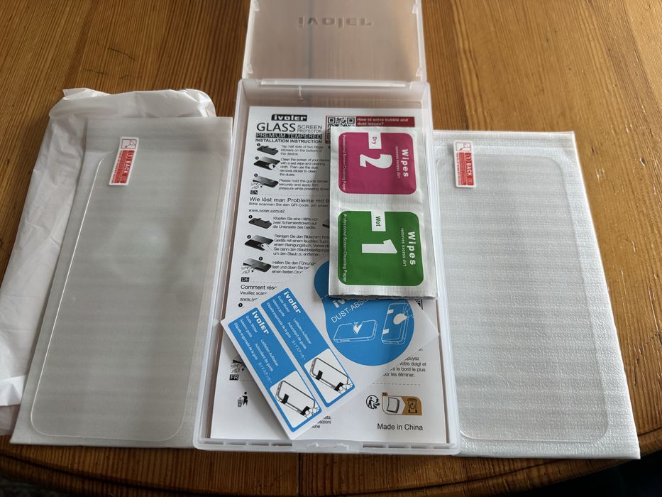 2szt szkło hartowane iphone 15 pro Nowe + alcesoria
