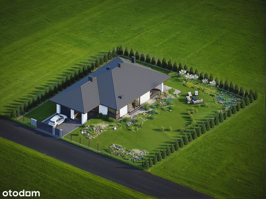 Dom wolnostojący w otulinie natury 130m2