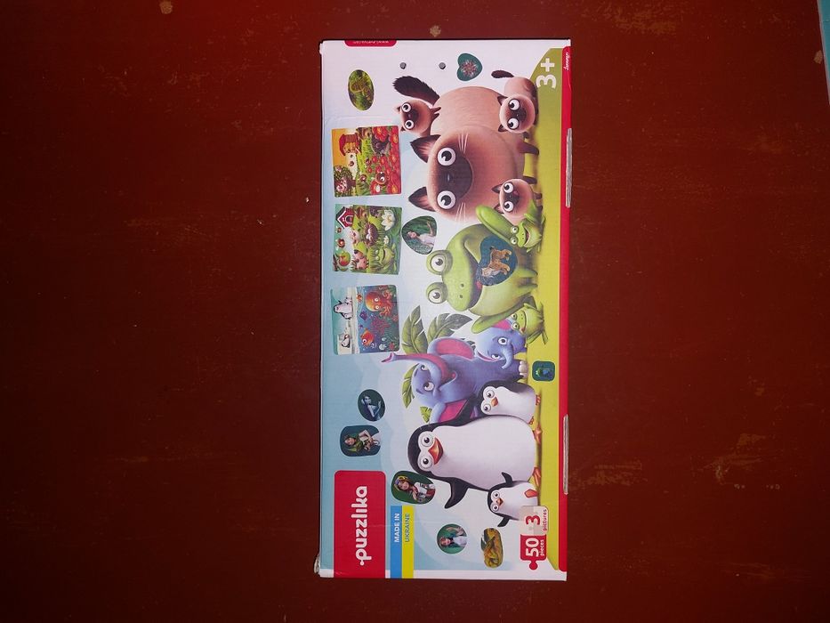 Пазли 3 шт якісні товсті ідеальний стан в коробці