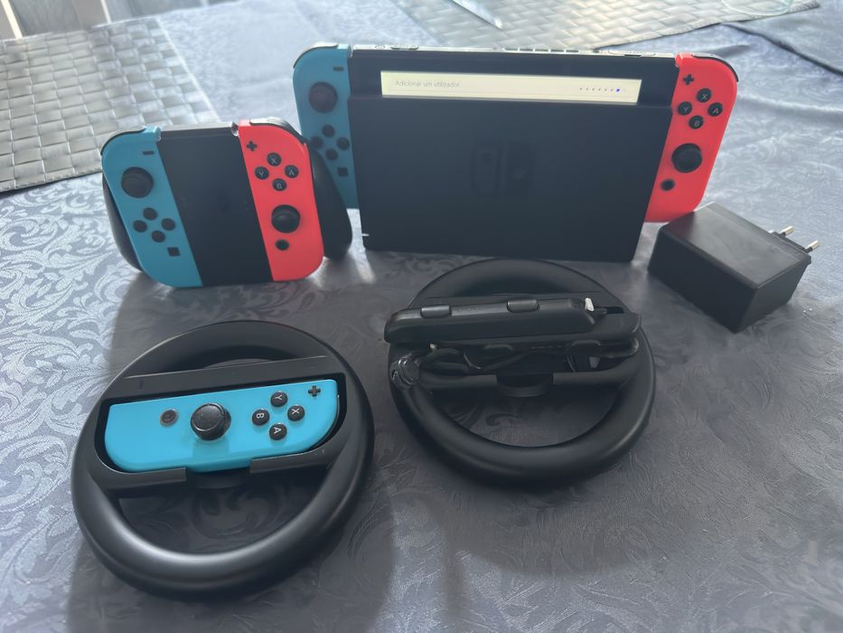 Nintendo switch mais acessorios  possivel troca