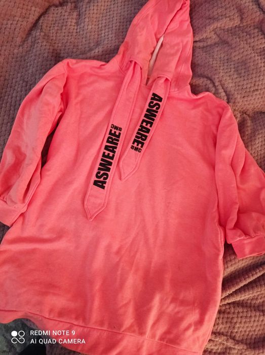 Pomarańczowa Długa Bluza ASWEARE rozm M/L