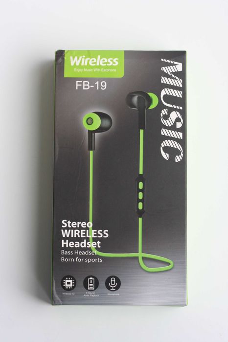 Блютус гарнітура Bluetooth навушники спортивні