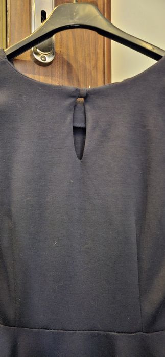 Granatowa elegancka sukienka S