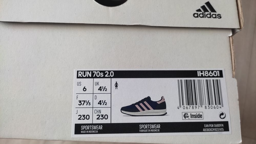 sneakersy adidas Run 70s 2.0 IH8601 Granatowy