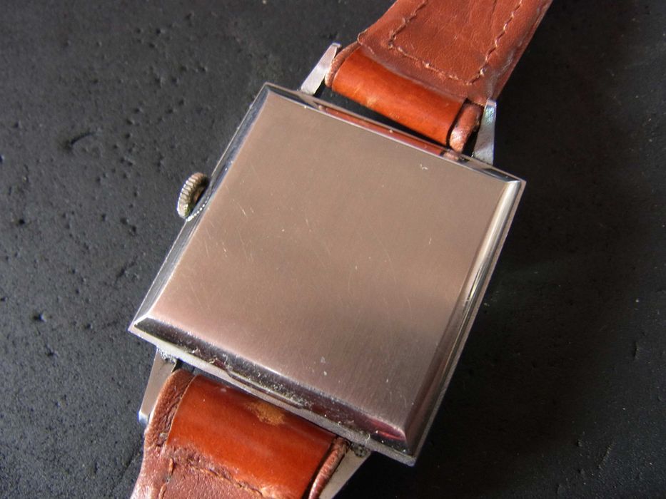 GIRARD PERREGAUX CURVEX art deco, vintage,jumbo.-31x31mm.1954rok.TOP !