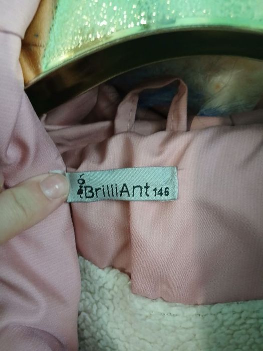Дитяча зимня ніжно розова курточка дуже тепла