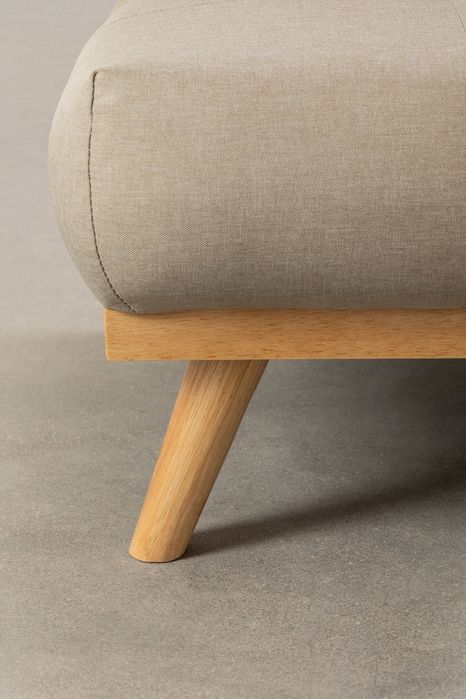 sofa cama sklum de 3 lugares em linho